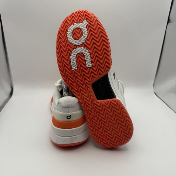 On Cloud The Roger Pro 2 Tennis Shoe Size 6.5 Womens White/Flame NEW - Picture 5 of 7